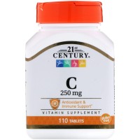 21 st Century  Vitamin C ,250mg,110 tablets