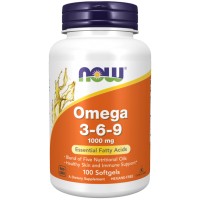 Now Foods Omega 3-6-9 100 Softgels