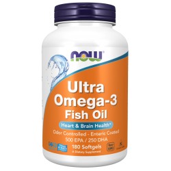 Now foods Ultra Omega 3- Fish oil 180 Softgels