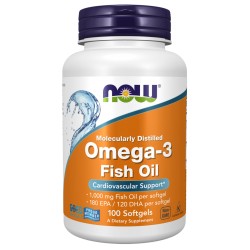 Now foods Omega 3 Fish oil 100 Softgels