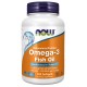 Now foods Omega 3 Fish oil 100 Softgels